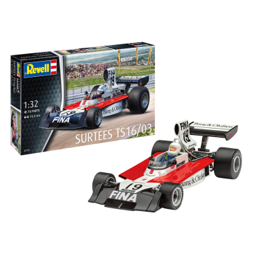 KIT PARA MONTAR REVELL SURTEES TS16/03 1/32 78 PEÇAS REV 07739